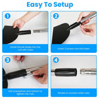 1Pc 53In Flat Snow Shovel Ice Scraper Manganese Steel Snow Ice Chopper For Walkway Pathway Driveway Ice Removal Gardening Cleaning Scraper Shovel For Weeding Lawn Edging - Vendlett