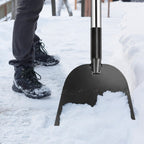 1Pc 53In Flat Snow Shovel Ice Scraper Manganese Steel Snow Ice Chopper For Walkway Pathway Driveway Ice Removal Gardening Cleaning Scraper Shovel For Weeding Lawn Edging - Vendlett