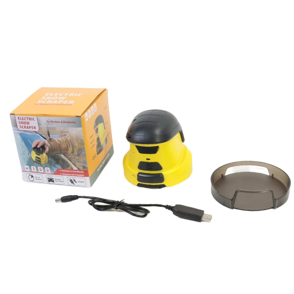 Car Electric Snow Scraper Ice Scraper Winter Auto Window Snow Shovel Windshield Defrosting Snow Remover Deicer Cone Tool - Vendlett