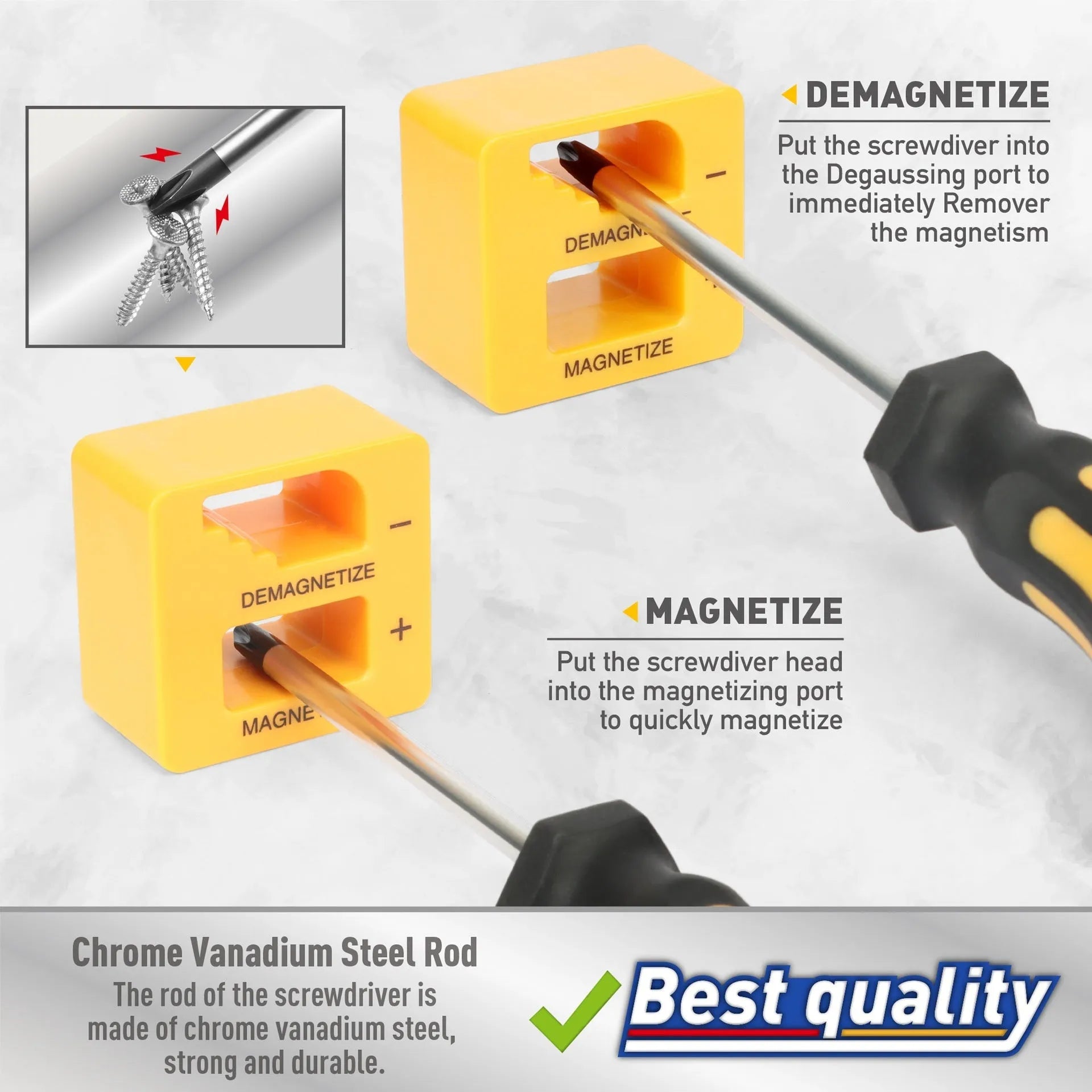 Magnetic Screwdriver Set Tool With Box - Vendlett