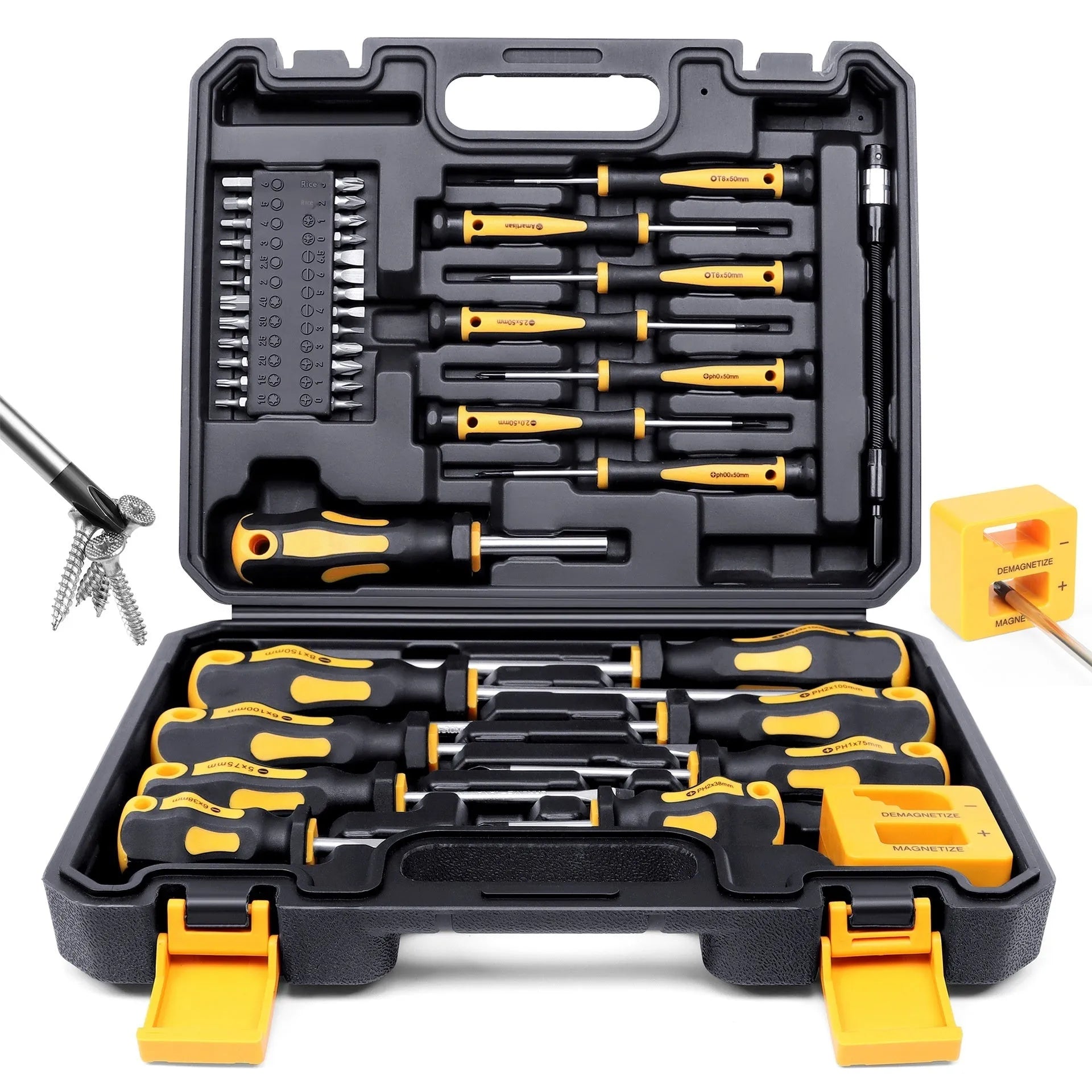 Magnetic Screwdriver Set Tool With Box - Vendlett