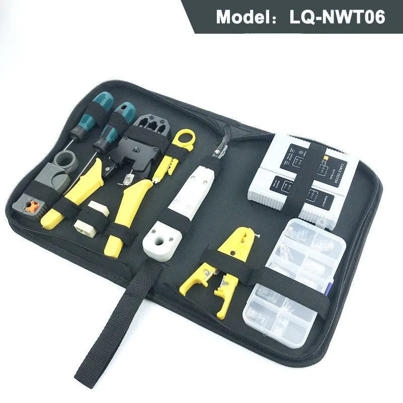 Network Cable Production And Test Network Repair Combination Tool Kit - Vendlett
