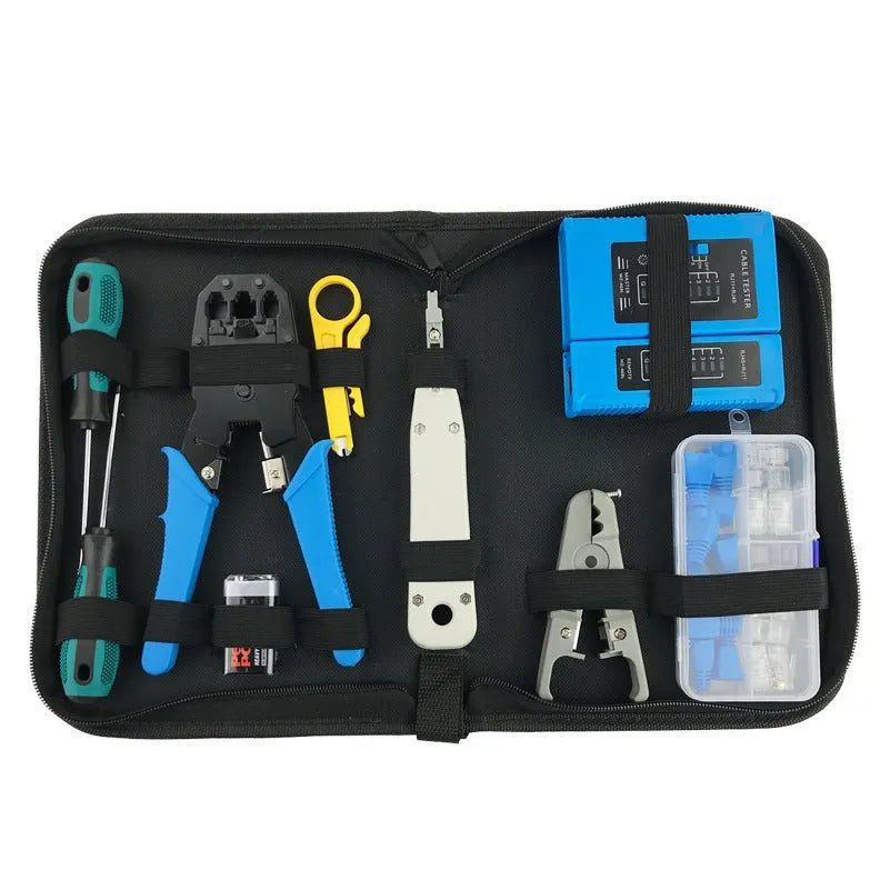 Network Cable Production And Test Network Repair Combination Tool Kit - Vendlett