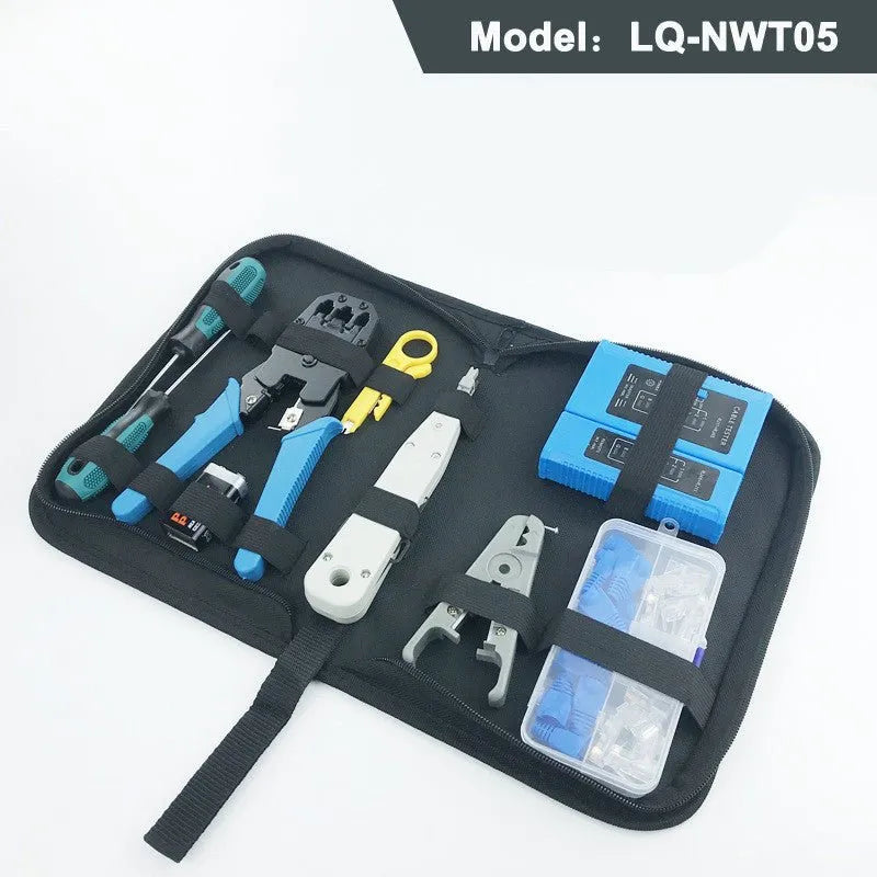 Network Cable Production And Test Network Repair Combination Tool Kit - Vendlett