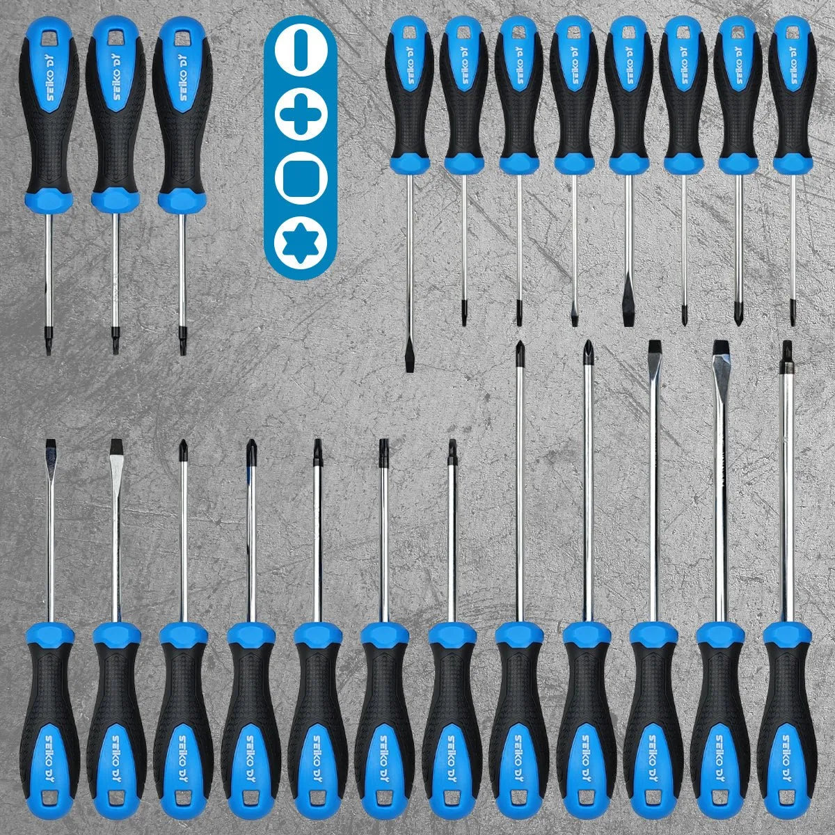 One Hundred - Piece Screwdriver Set, Home Repair Tool Kit, Automotive Repair Tools - Vendlett