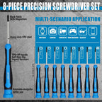 One Hundred - Piece Screwdriver Set, Home Repair Tool Kit, Automotive Repair Tools - Vendlett