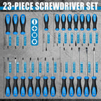 One Hundred - Piece Screwdriver Set, Home Repair Tool Kit, Automotive Repair Tools - Vendlett
