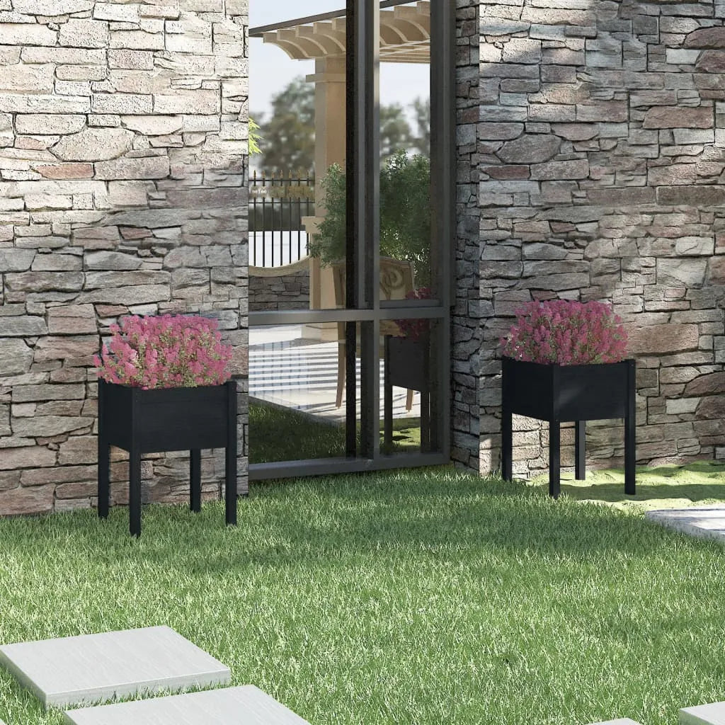 plant pots 50x solid pine wood plant pots 50x - Vendlett