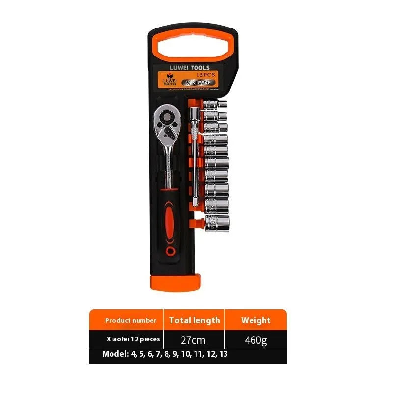 Ratchet Wrench Car Repair Tool Set - Vendlett