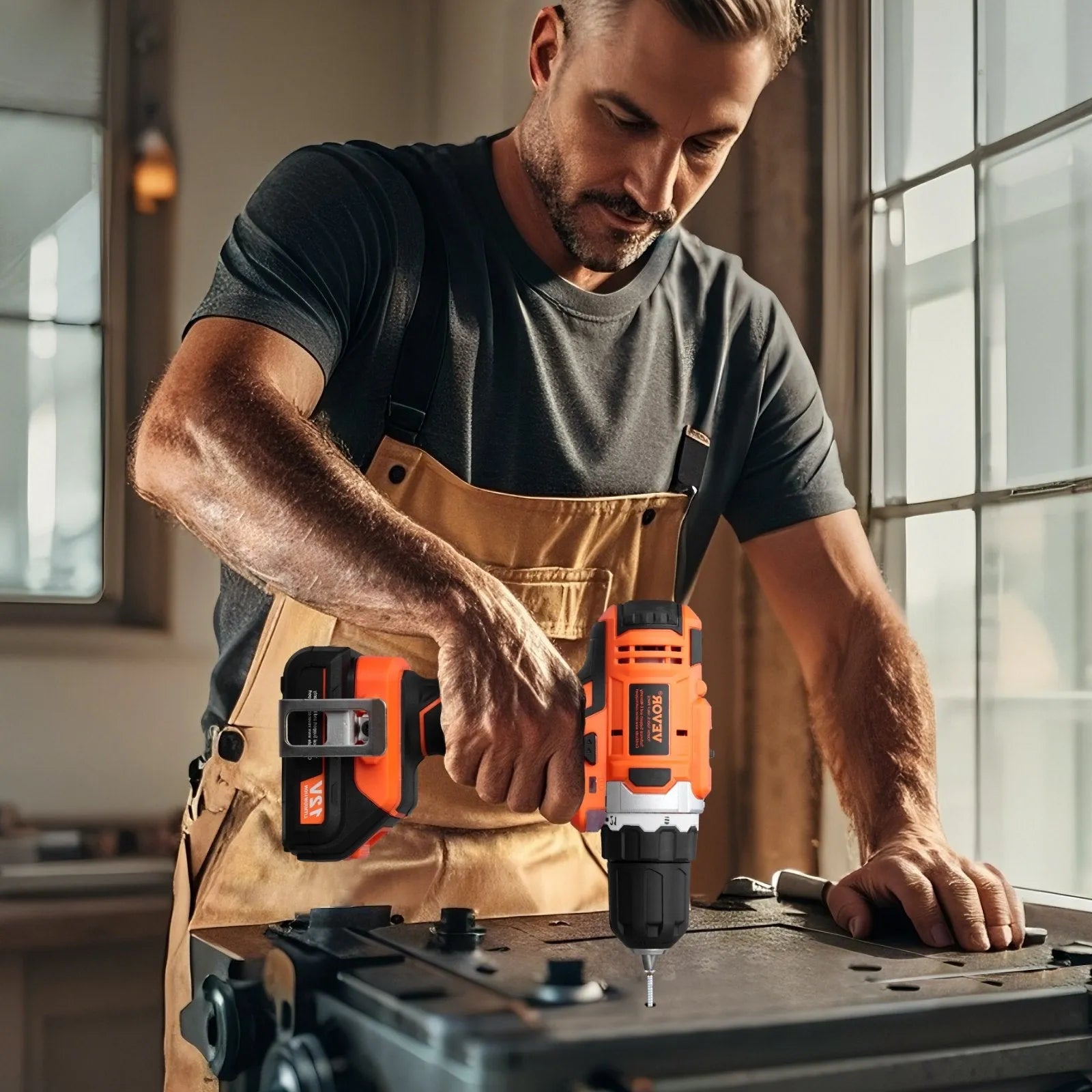 Tool Combo Kit Max 12V Cordless 2 - Tool Power Combo Kit With 2.0 Ah Batteries - Vendlett